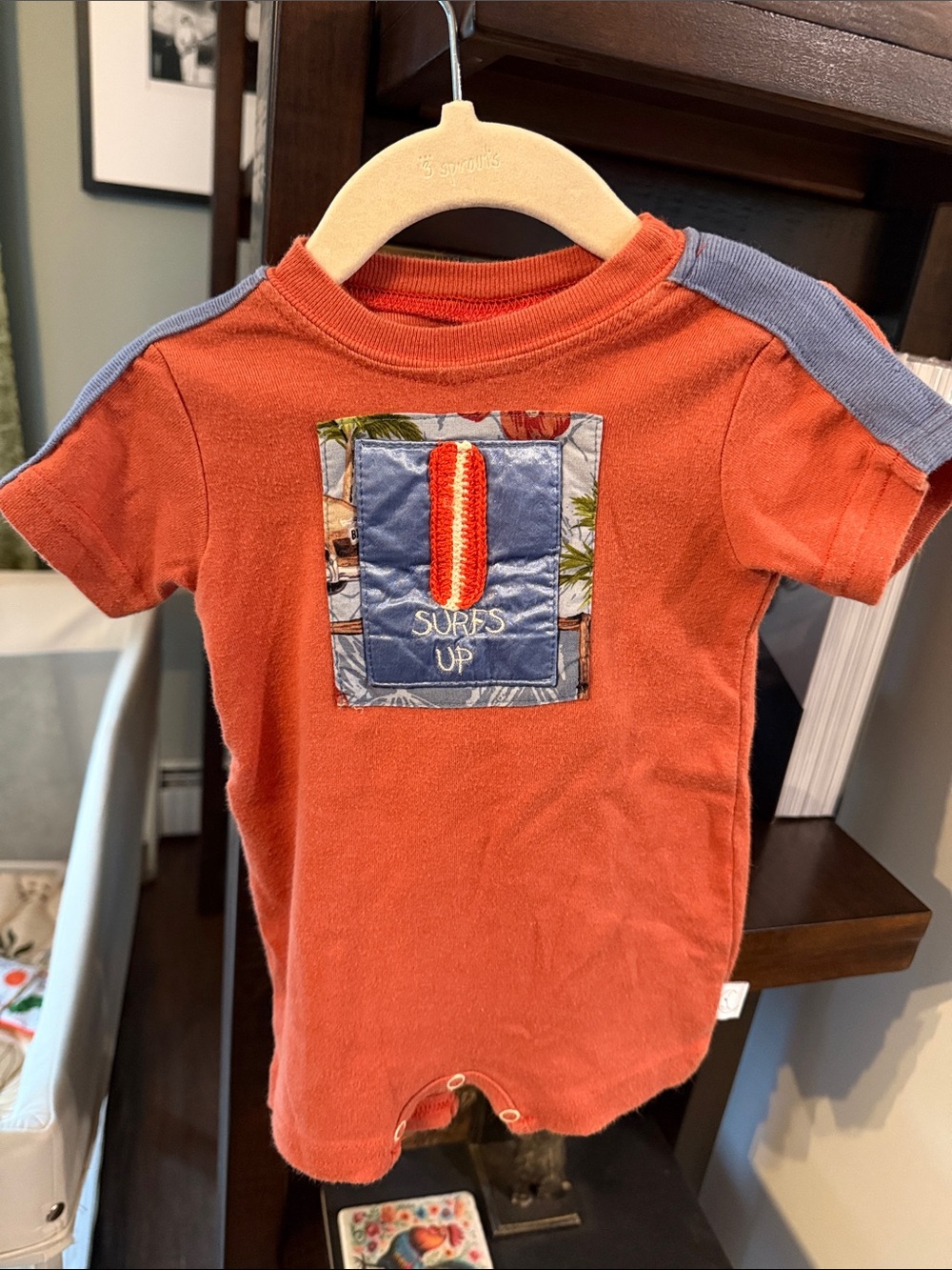 Giggle moon surfs up romper 3m